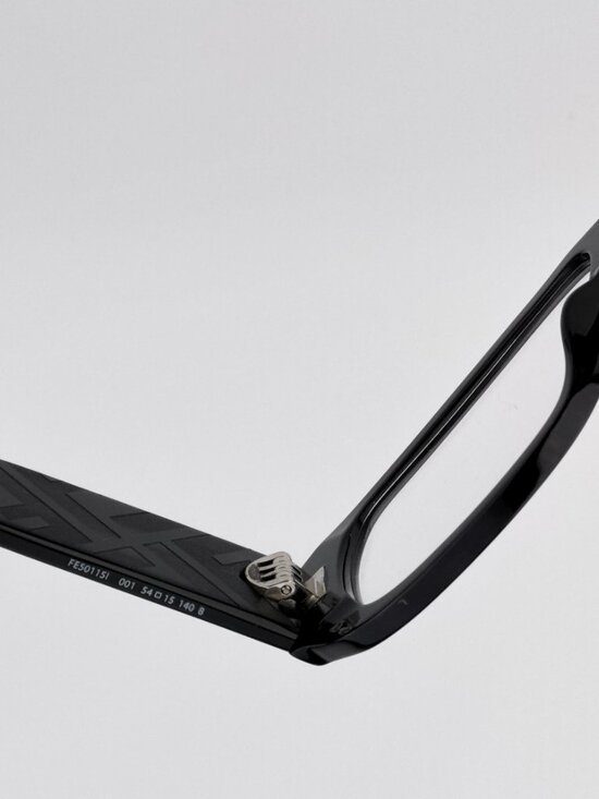 Fendi FE50115I 001 Rectangular Eyeglasses – Shiny Black main image 6
